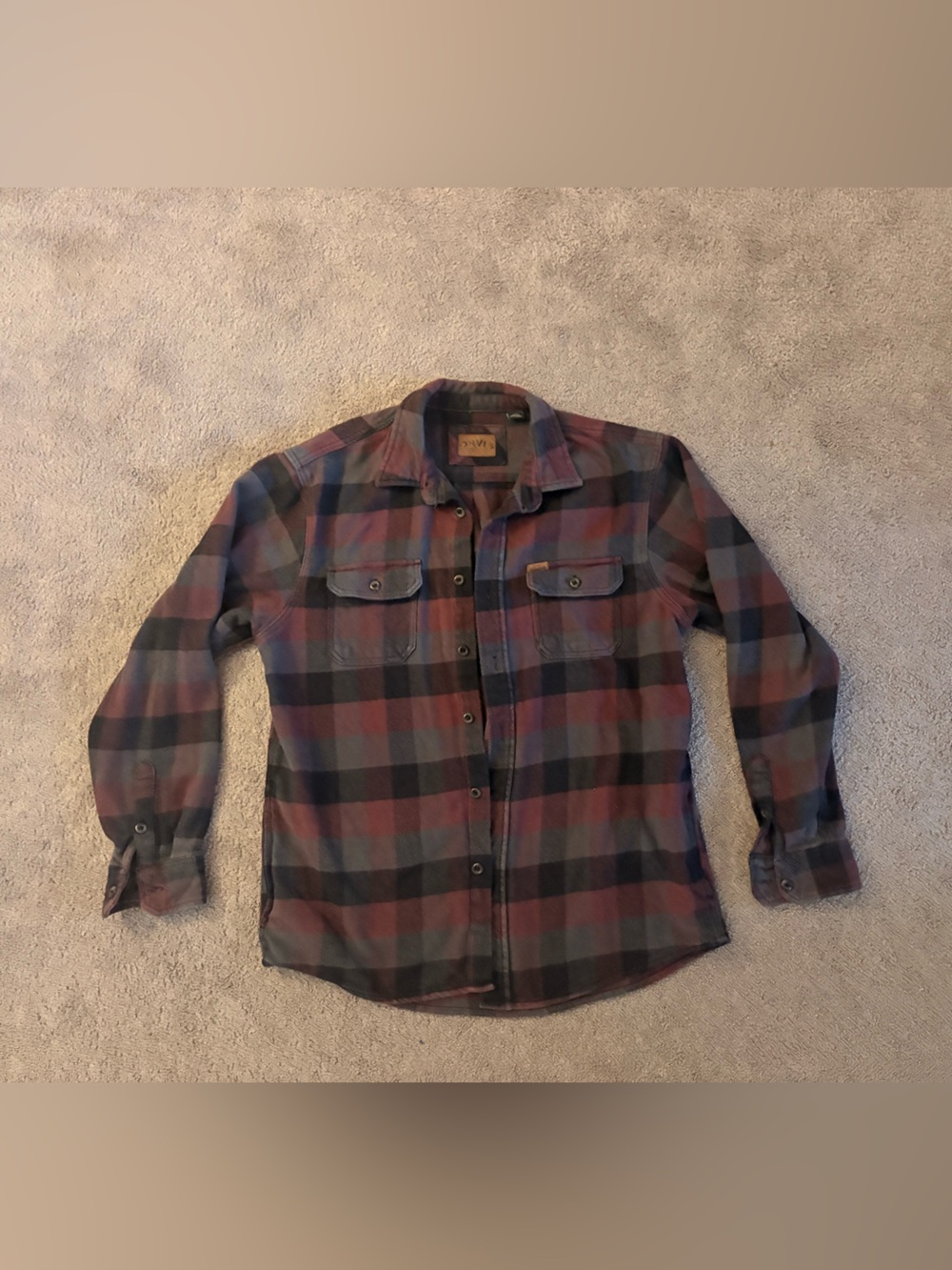 Orvis Plaid Shirt Jacket - Red & Black